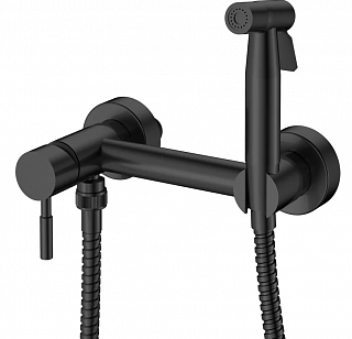 Гигиенический душ встраиваемый RUSH Melos SUS1101-99Black черный