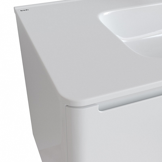 Тумба с умывальником, напольная, белая, 100 см, IDDIS Edifice EDI10WFi95K