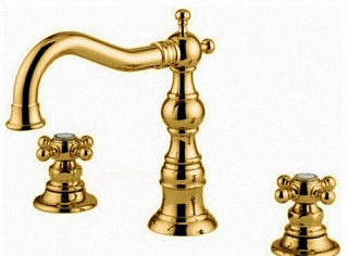 Смеситель для раковины золото на 3 отверстия Migliore Arcadia BN.ARC-8312