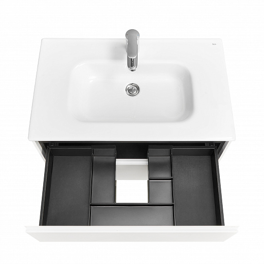 Тумба под раковину Roca Ona 800 белый матовый 2 ящика A857630509