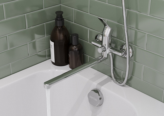 Смеситель для ванны Santek Венга с длинным изливом WH5A12003C001