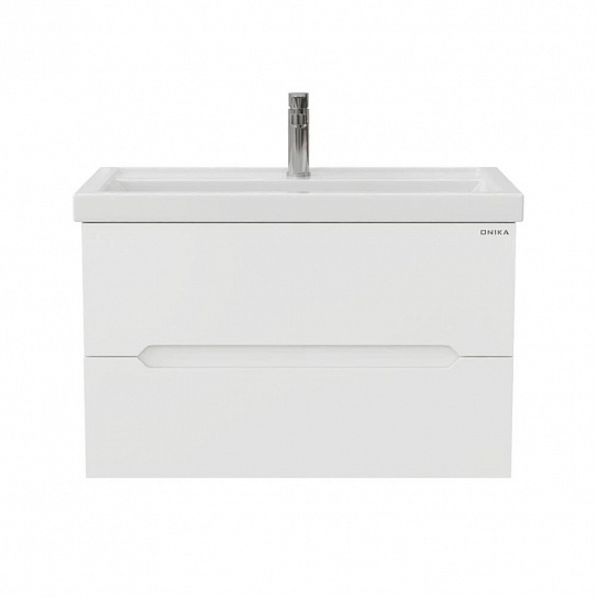 Тумба под раковину Onika Айленд 80 белая (под ум-к Фостер 80)