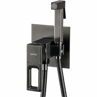 Встраиваемый гигиенический душ, оружейная сталь Gappo G7217-9