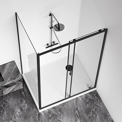 Боковая панель к душевому ограждению 100х190 CUBE SP-100-C-B GoodDoor КУ00025