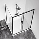 Боковая панель к душевому ограждению 100х190 CUBE SP-100-C-B GoodDoor КУ00025