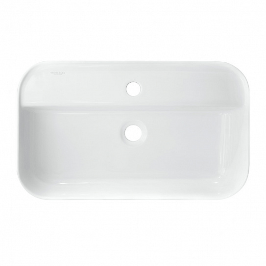 Раковина накладная 60 Sanita Luxe Infinity Shelf INF60SLWB01SH (с отверстием под смеситель)