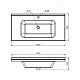 Раковина керамическая MIRSANT Simple 100 УТ000095665