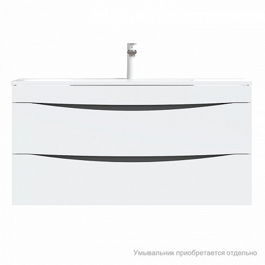 Тумба без раковины Iddis Cloud 100 белая CLO10W1i95