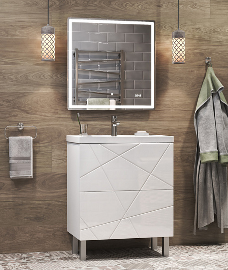 Тумба напольная Vigo Geometry 600-0-2 (под ум Фостер) tn.bsf.GEO.FOS.60.2Y