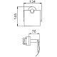 Держатель туалетной бумаги Frap F302 F30203