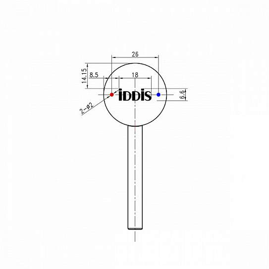 Встраиваемый смеситель с гигиеническим душем Iddis 003BLR0i08 матовый черный