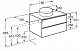 Тумба с раковиной Roca The Gap 80 2 ящика A857399402, городской дуб
