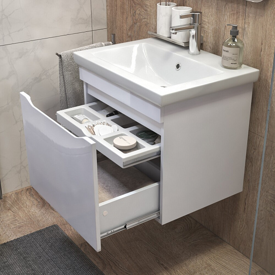 Тумба под раковину Vigo GRANI 600-0-1 подвесная (рак. 120681)