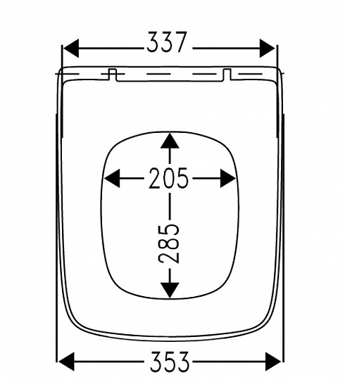 Сиденье Roca The Gap микролифт, тонкое, быстрое снятие, дюропласт 801472001