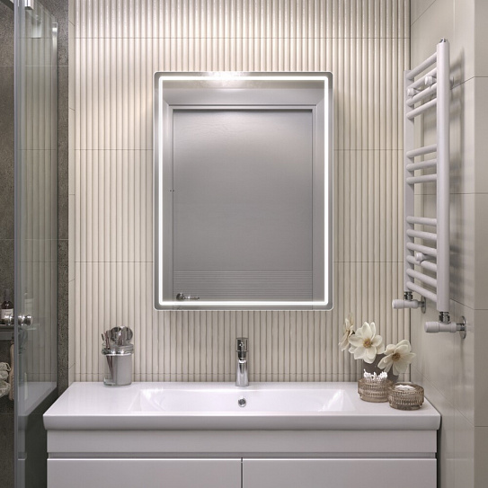 Шкаф зеркальный навесной Vigo Geometry Comfort 600