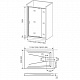 Душевое ограждение Good Door Orion WTW-PD-120-G-CH
