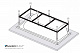 Каркас к прямоугольным ваннам 175x70 Vagnerplast VPK17570