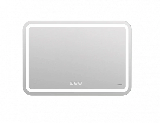 Зеркало с LED подсветкой с антизапотеванием 80x55 Cersanit 051 design pro bluetooth