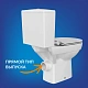 Унитаз компакт Cersanit CITY Clean On 011 3/5 DPL EO slim S-KO-CIT011-3/5-COn-S-DL-w
