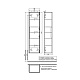Пенал подвесной IDDIS Cloud X CLX40W0i97