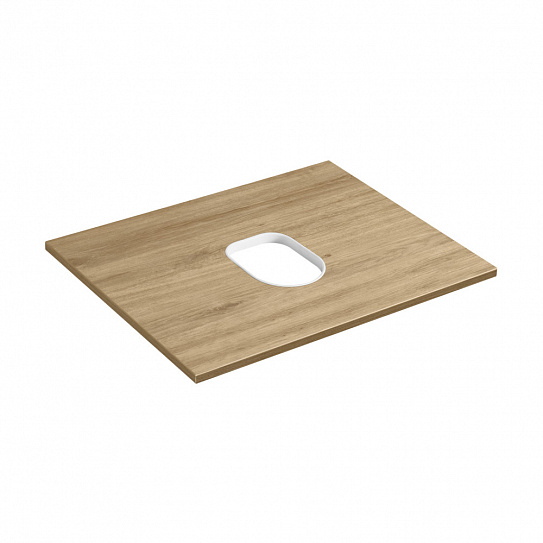 Столешница под раковину Aquaton Либерти 60 дуб эльвезия 1A280903LYC70