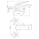 Смеситель для ванны Lemark Allegro LM5914CW