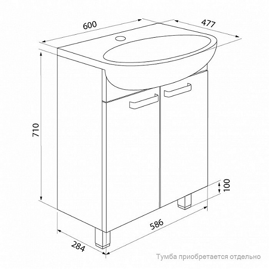 Раковина Iddis 0056000i28