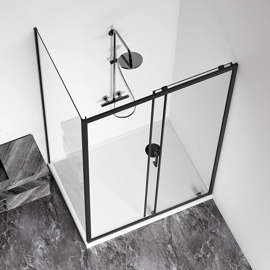 Боковая панель к душевому ограждению 90х190 CUBE SP-90-C-B GoodDoor КУ00024