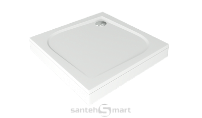 Поддон из литьевого мрамора Good Door Квадро 80*80 без панели, без сифона, без уст.комплекта