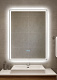 Зеркало с подсветкой 60х80 с термообогревом Caiman Solo Eco