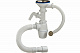 Сифон бутылочный 3 1/2 40, Orio А-5011 для мойки, с одним отводом, с круглым переливом