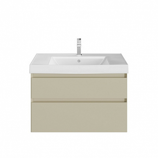 Тумба CUBO подвесная с ящиками 80 см, лимо матовая Kerama Marazzi CUB.80.2/LIM