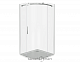 Душевое ограждение 100х100 Good Door Galaxy R-100-C-CH четверть круга