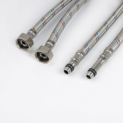 Гибкая подводка Iddis F1/2xM10S F1/2xM10L SS304 60 см комплект 2 шт 926CBS06ZP