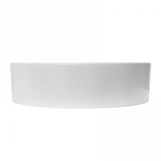 Раковина накладная 40 см круглая Sanita Luxe Best Slim 40 BST40SLWB01S