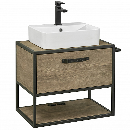 Тумба под накладную раковину Aquaton Лофт Фабрик 65 дуб кантри 1A242301LTDY0