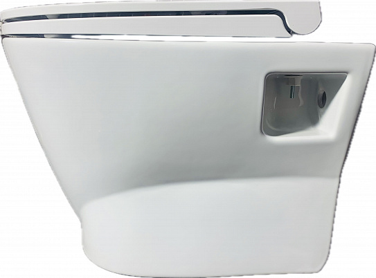 Комплект инсталляции с унитазом ПЭК Santek Скай + сиденье мягкое закрывание+ панель слива хром 1WH501870