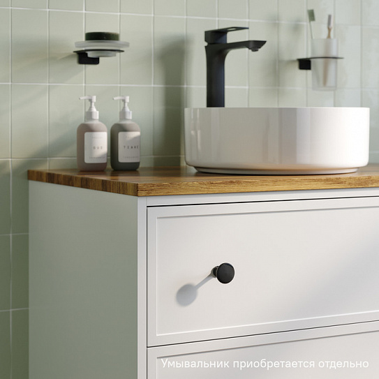 Тумба под накладную раковину подвесная 80 см Iddis Torr со столешницей TOR80WBi95K