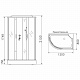 Душевая кабина 120х80 Erlit ER3512PR-C2-RUS