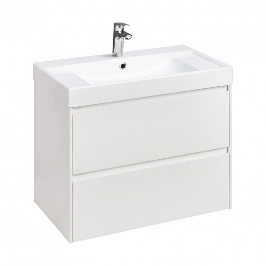 Тумба под раковину Roca Ona 800 белый матовый 2 ящика A857630509