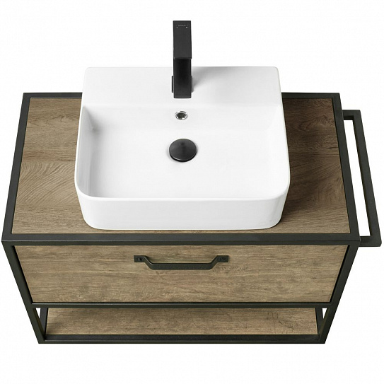 Тумба под накладную раковину Aquaton Лофт Фабрик 80 дуб кантри 1A242401LTDY0