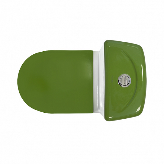 Унитаз-компакт Sanita Luxe Best Color Green (сиденье дюропласт, микролифт) BSTSLCC09130522