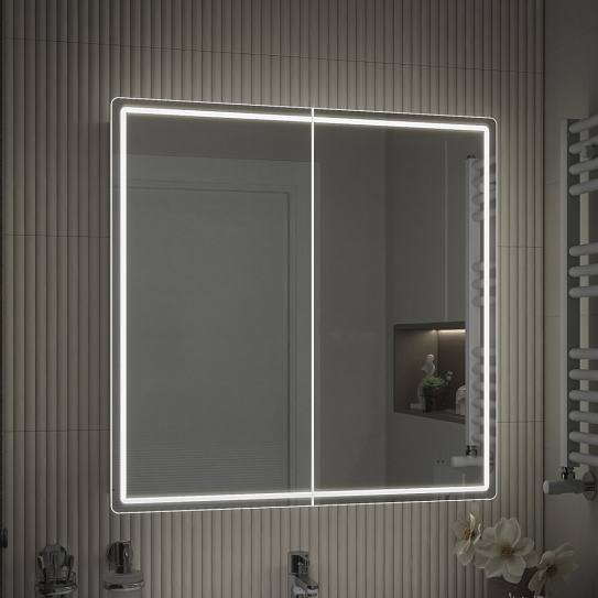 Шкаф навесной VIGO Geometry Comfort 800 с зеркалом