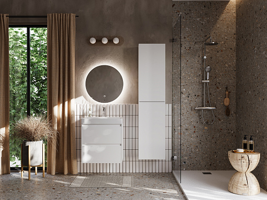 Тумба под раковину Roca Ona 600 белый матовый 2 ящика A857613509