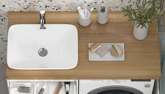 Столешница Klaufs 1200 правая дуб французский