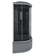 Душевая кабина угловая 100х100х215 ERLIT ER3510TP-C2-RUS_GRAY четверть круга высокий поддон