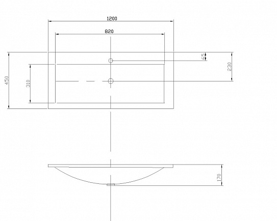 Раковина OPADIRIS ПремьерМ 1000 белый
