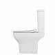 Унитаз-компакт напольный VitrA Zentrum 9012B003-7209 с сиденьем микролифт белый санитарный фарфор антибактериальное покрытие Hygiene