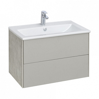 Тумба под раковину AQUATON Сохо 75 СлэйтГалька серая (под раковину 161073) 1A258101AJ9A0