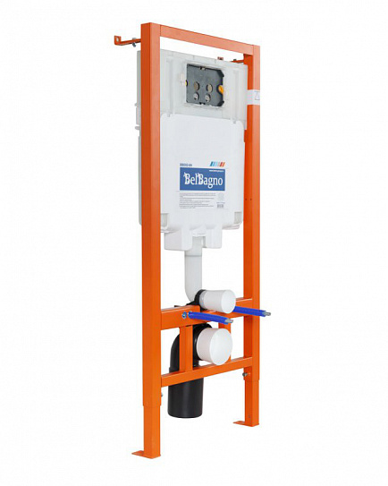 Инсталляция BelBagno 80 для подвесного унитаза, 1150х500х80 мм, со смывным бачком скрытого монтажа